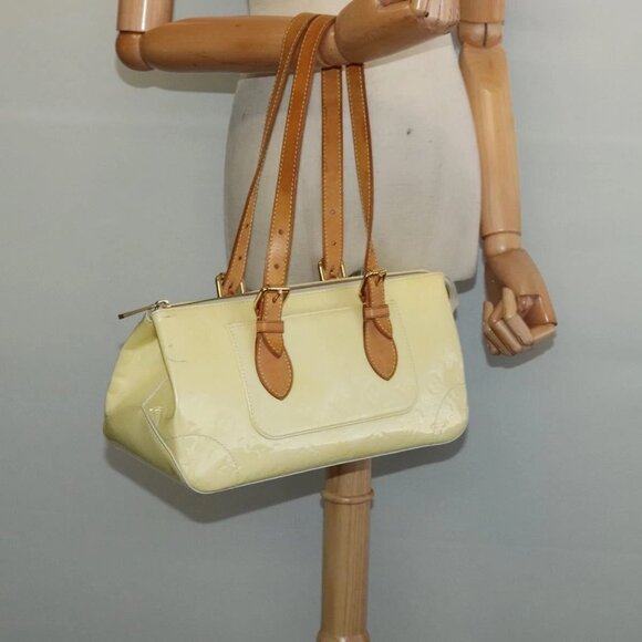 LOUIS VUITTON Monogram Vernis Rosewood Avenue Hand Bag Perle M93508 Auth ep9757 - Picture 1 of 15